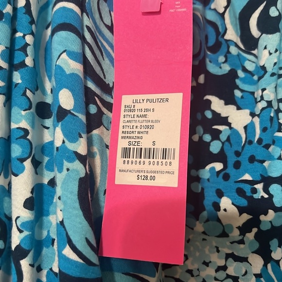 🎉💙HP🩵🎉Lilly Pulitzer Blue and White Dress - Picture 8 of 11
